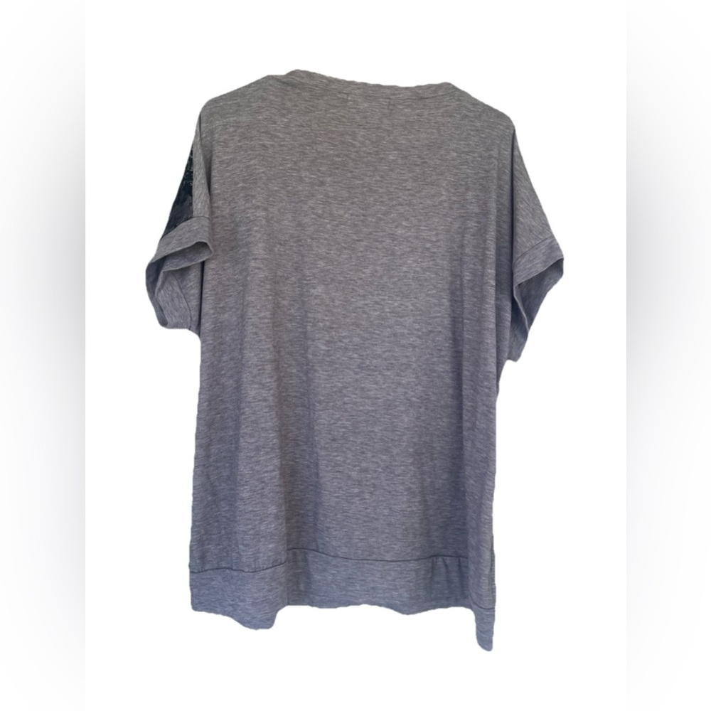 Gray with Black Lace Shirt - Picture 6 of 8